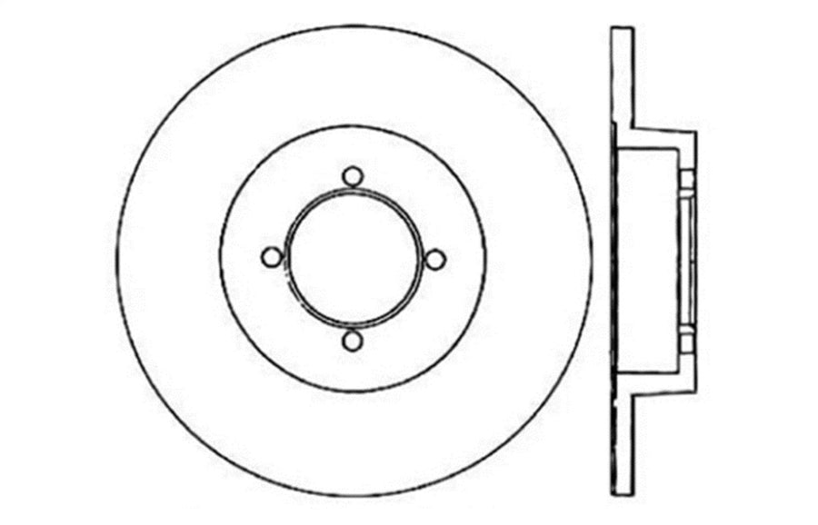 Sport Drilled/Slotted Brake Rotor StopTech 127.42011L (Front Left), 1 Pack