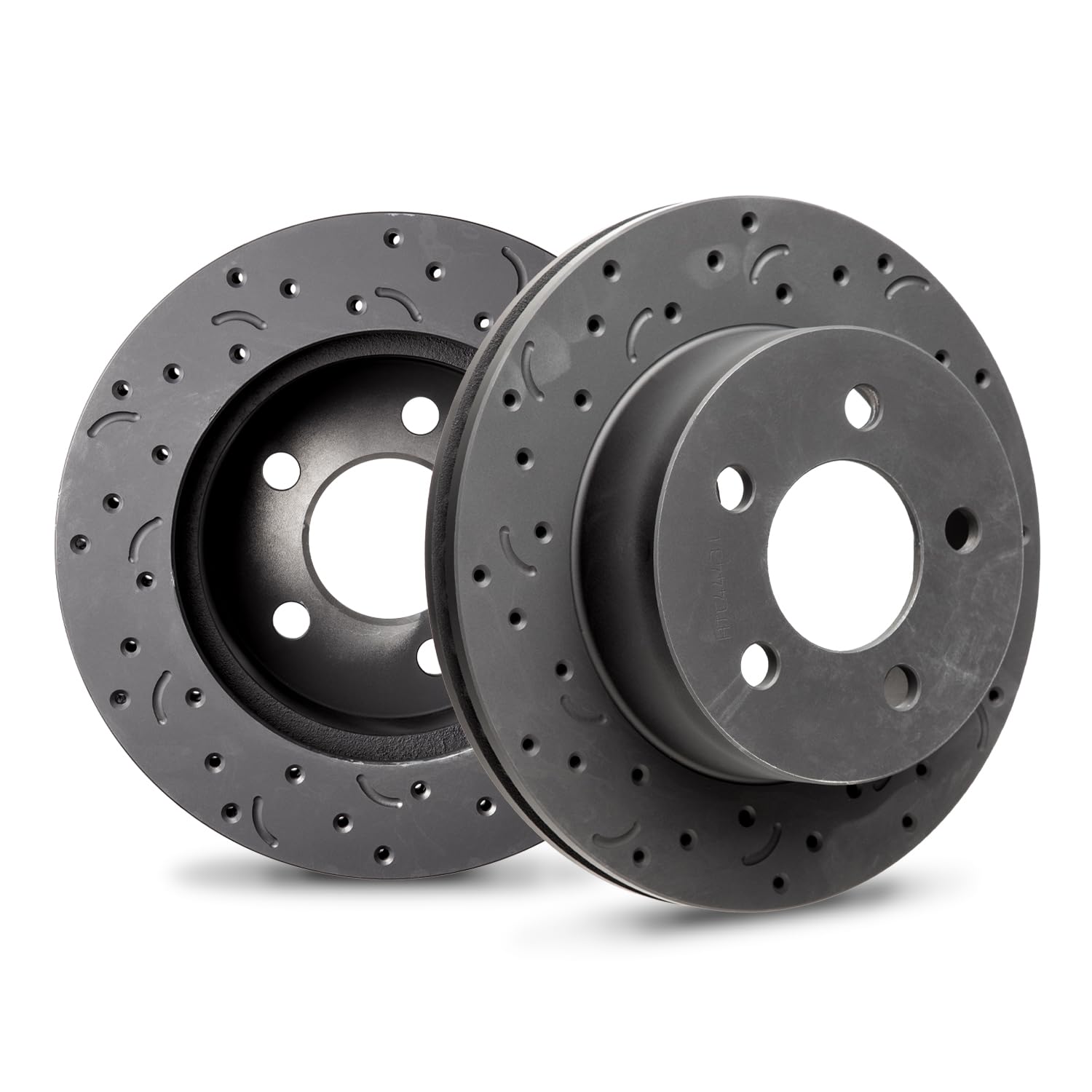 Hawk Performance Talon Rotors Cross-Drilled and Slotted HTC4443