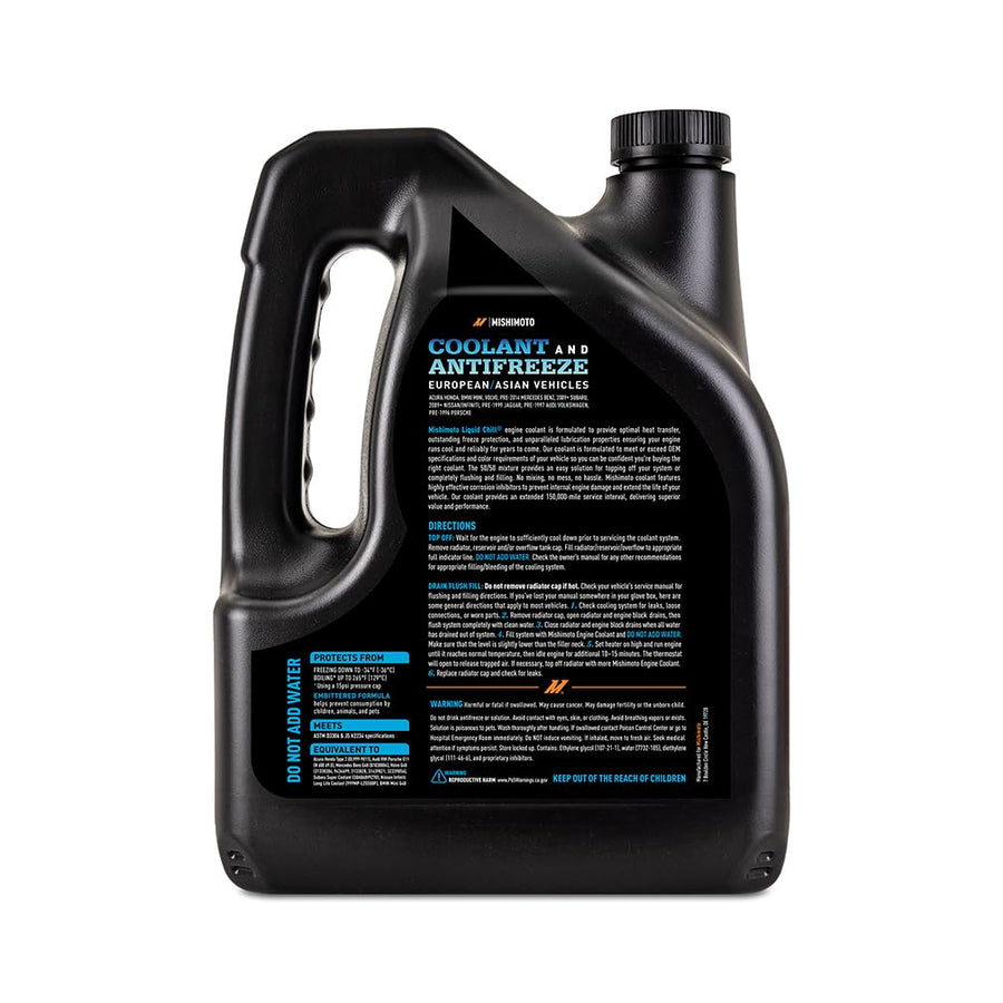 Liquid Chill® Mishimoto OE Coolant, Blue, European/Asian Vehicles, 1 Gallon