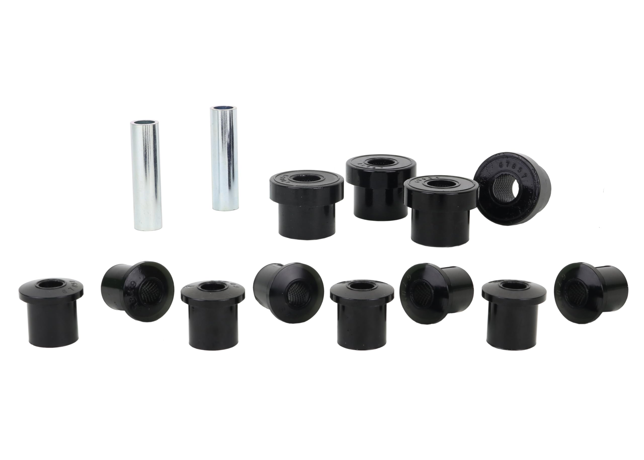 Whiteline W73814 Leaf Spring Front and Shackle Bushing Kit Compatible with 76-86 CJ7, Scrambler, CJ5
