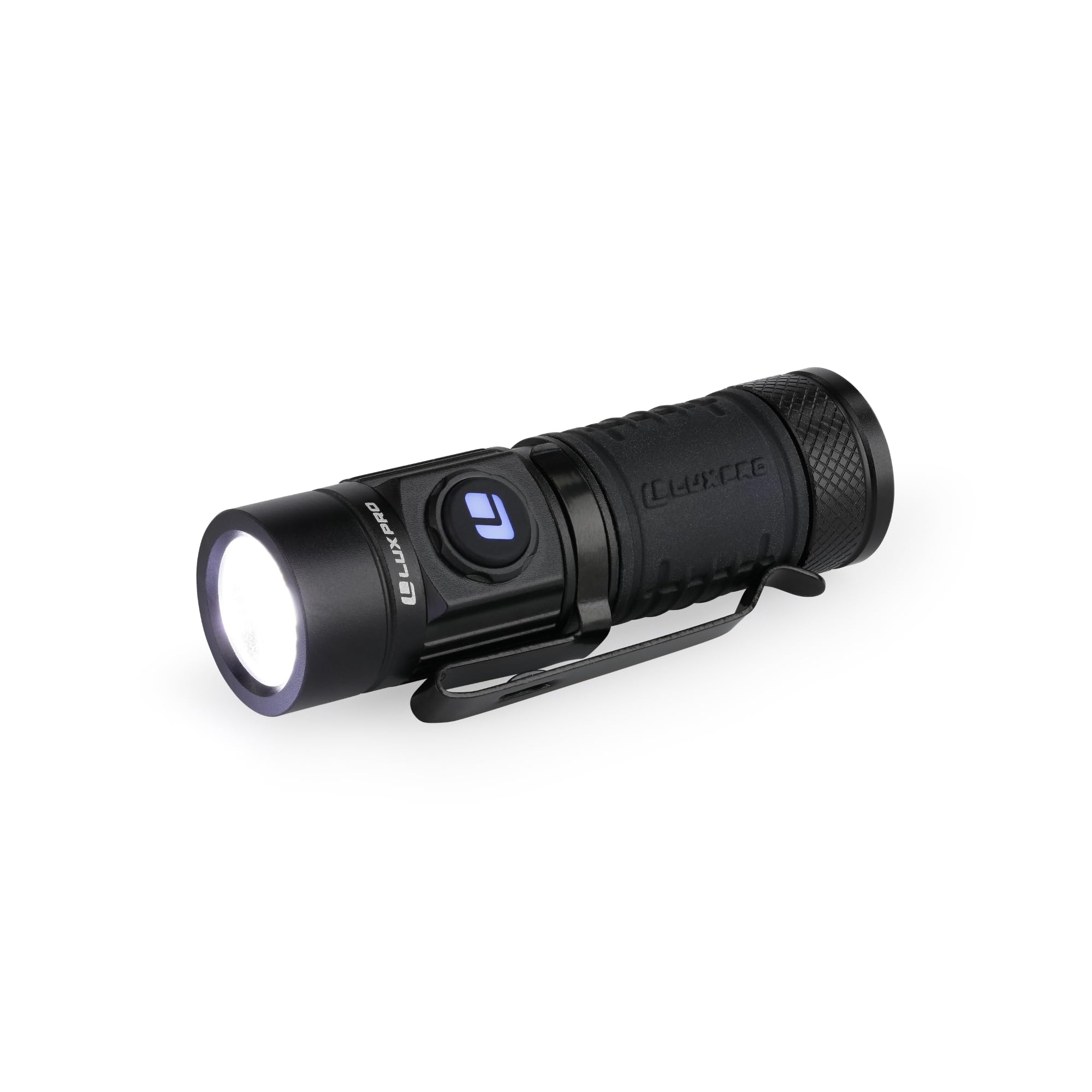 Pro Series LUXPRO LED Rechargeable High Lumens Flashlight - Compact, Waterproof Design w/ 3 Modes - Bright Flashlight for Outdoor, Emergency, Camping w/Smart Button - 600 Lumens - XP702