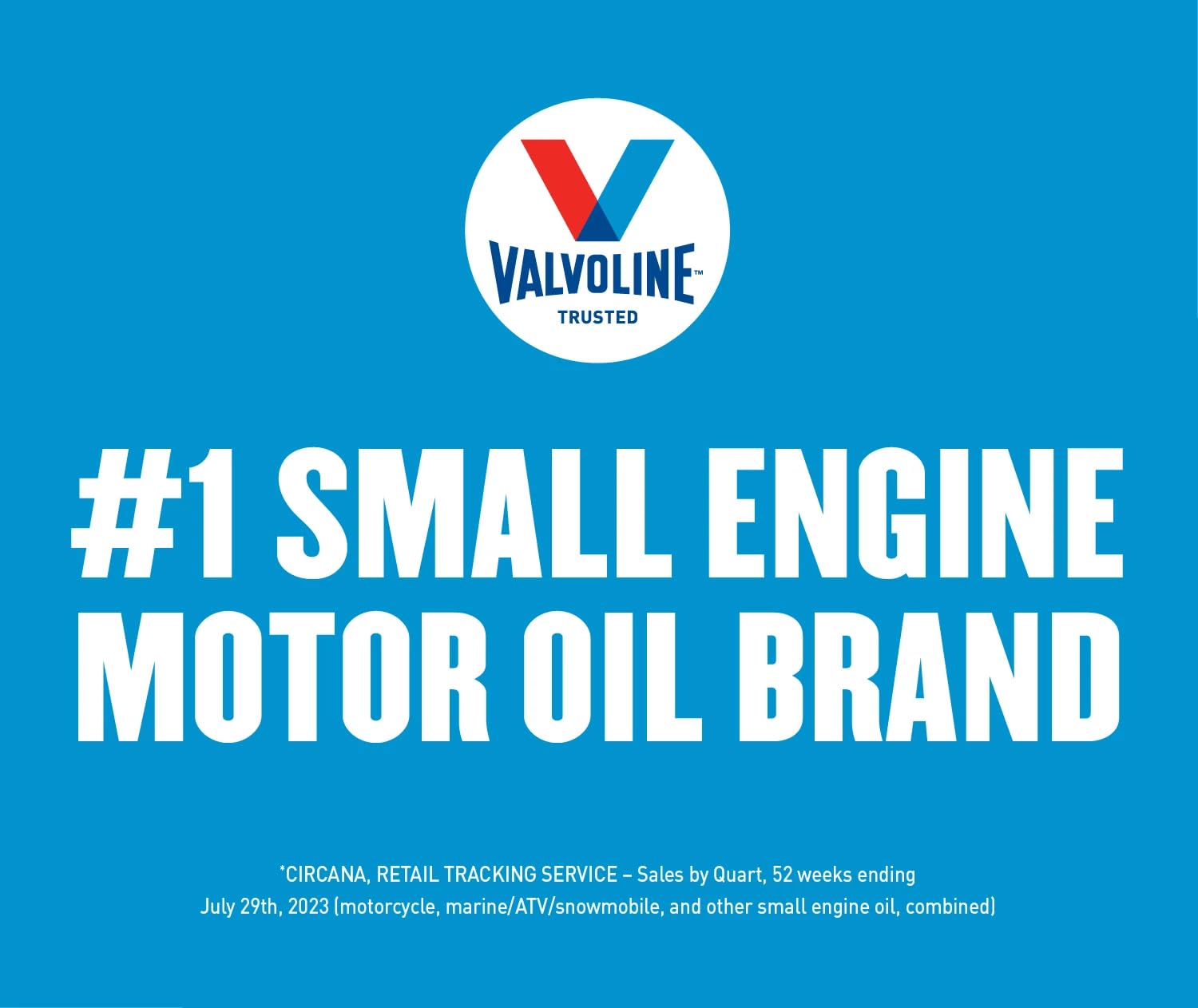 4-Stroke Valvoline Marine Full Synthetic Engine Oil 1 Quart (Pack of 6)