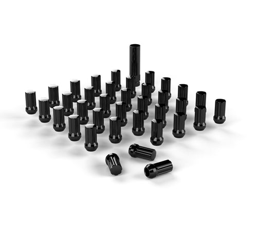 TeraFlex Spline Drive 1051916 Lug Nut Kit (9/16"x18 Black - 36 pcs)