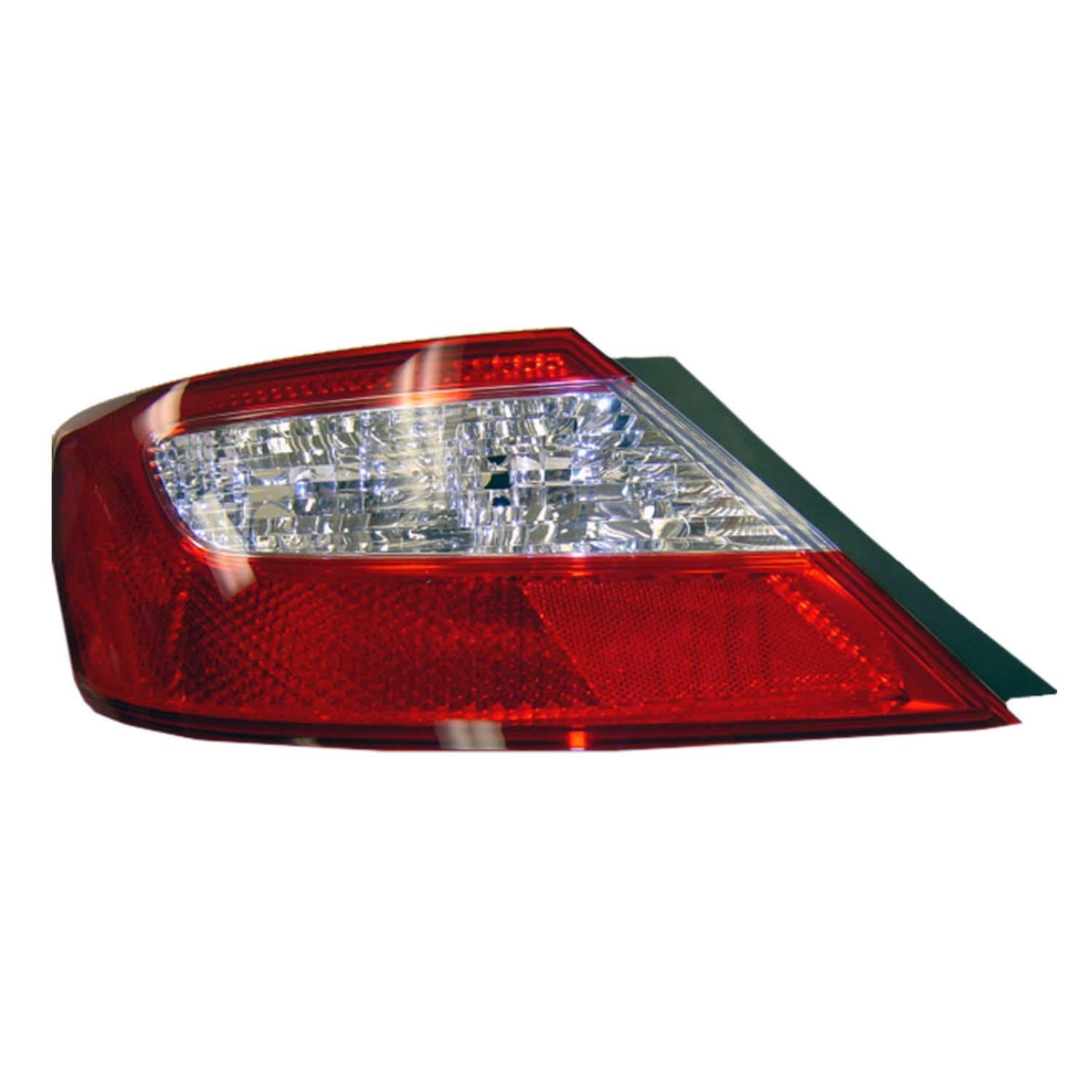 Left TYC Tail Light Assembly Compatible with 2006-2008 Honda Civic