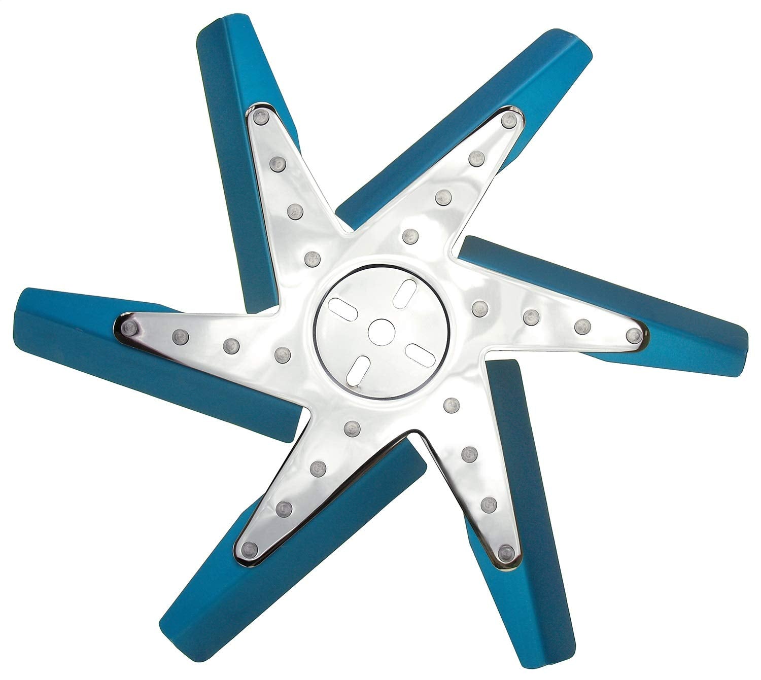 Derale 19517 High Performance 17" Aluminum Flex Fan Standard Rotation