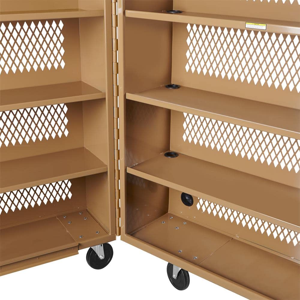 Jobsite Storage Cabinet KNAACK,53"Wx30"Dx65"H