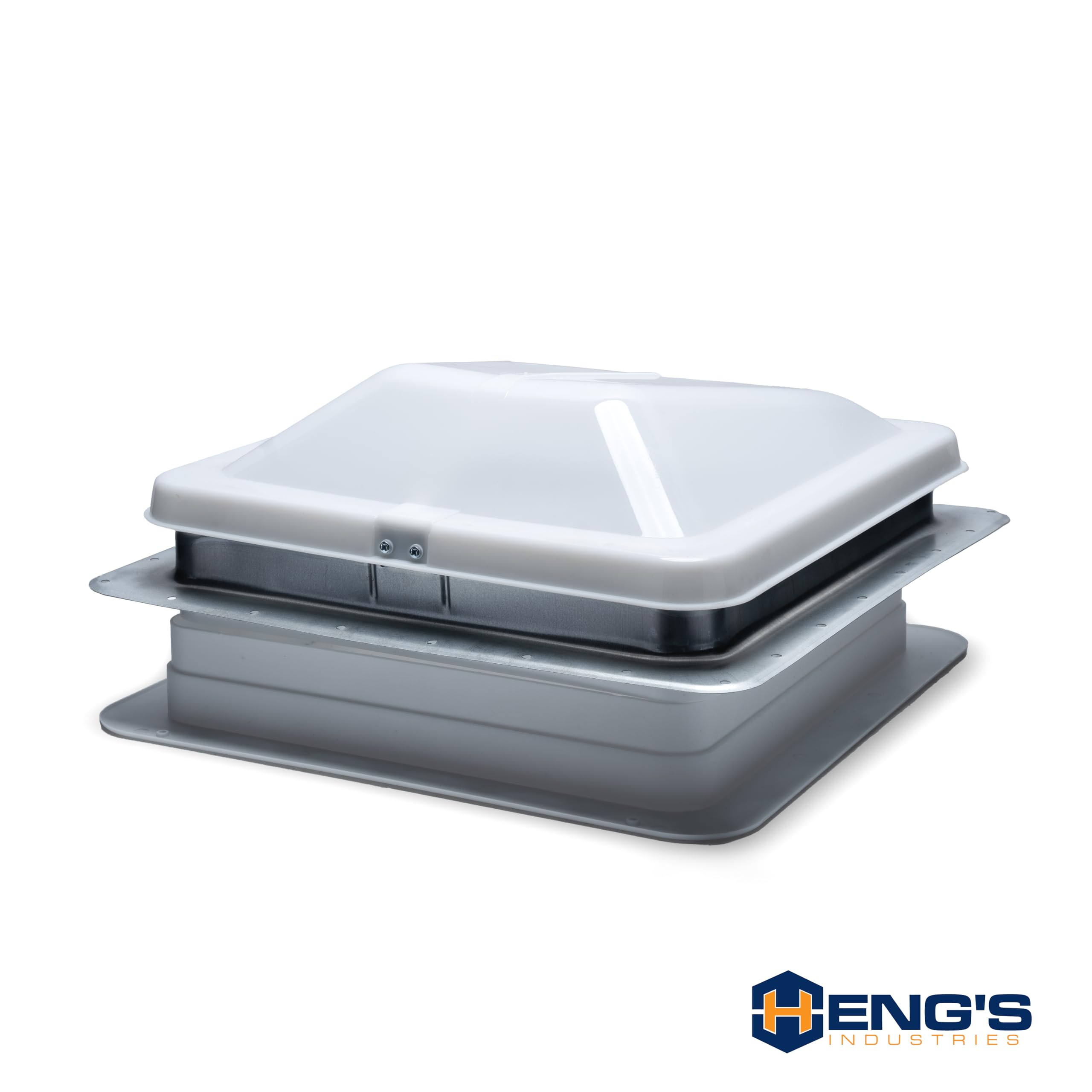 Universal Roof Vent Heng's 71111A-C1G1 Non-Powered with Exchange Lid - 14" White