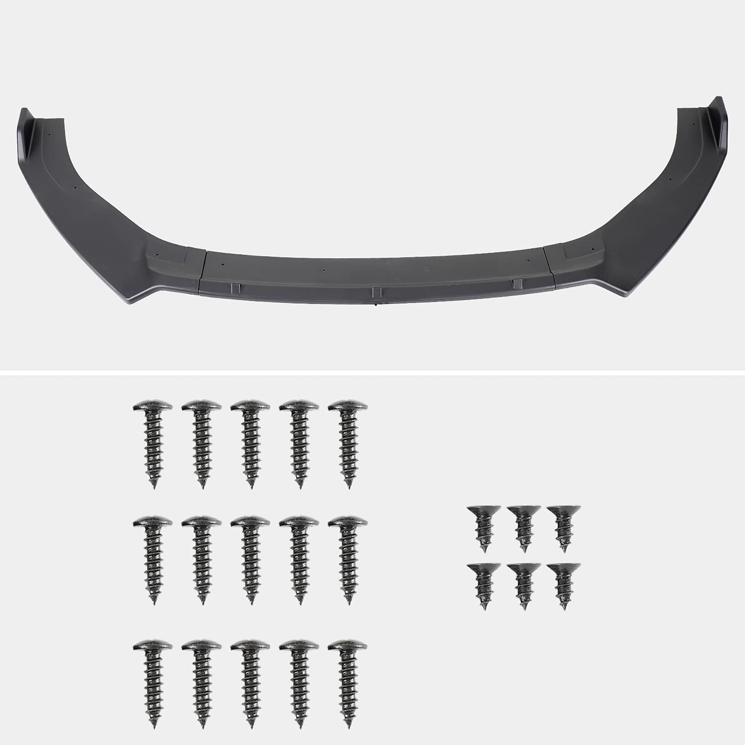 Matte Black Spec-D Tuning Front Bumper Lip Compatible with Volkswagen Golf Mk7 2014-2020