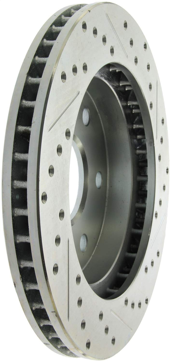 Front Right StopTech 227.66040R Select Sport Drilled and Slotted Brake Rotor
