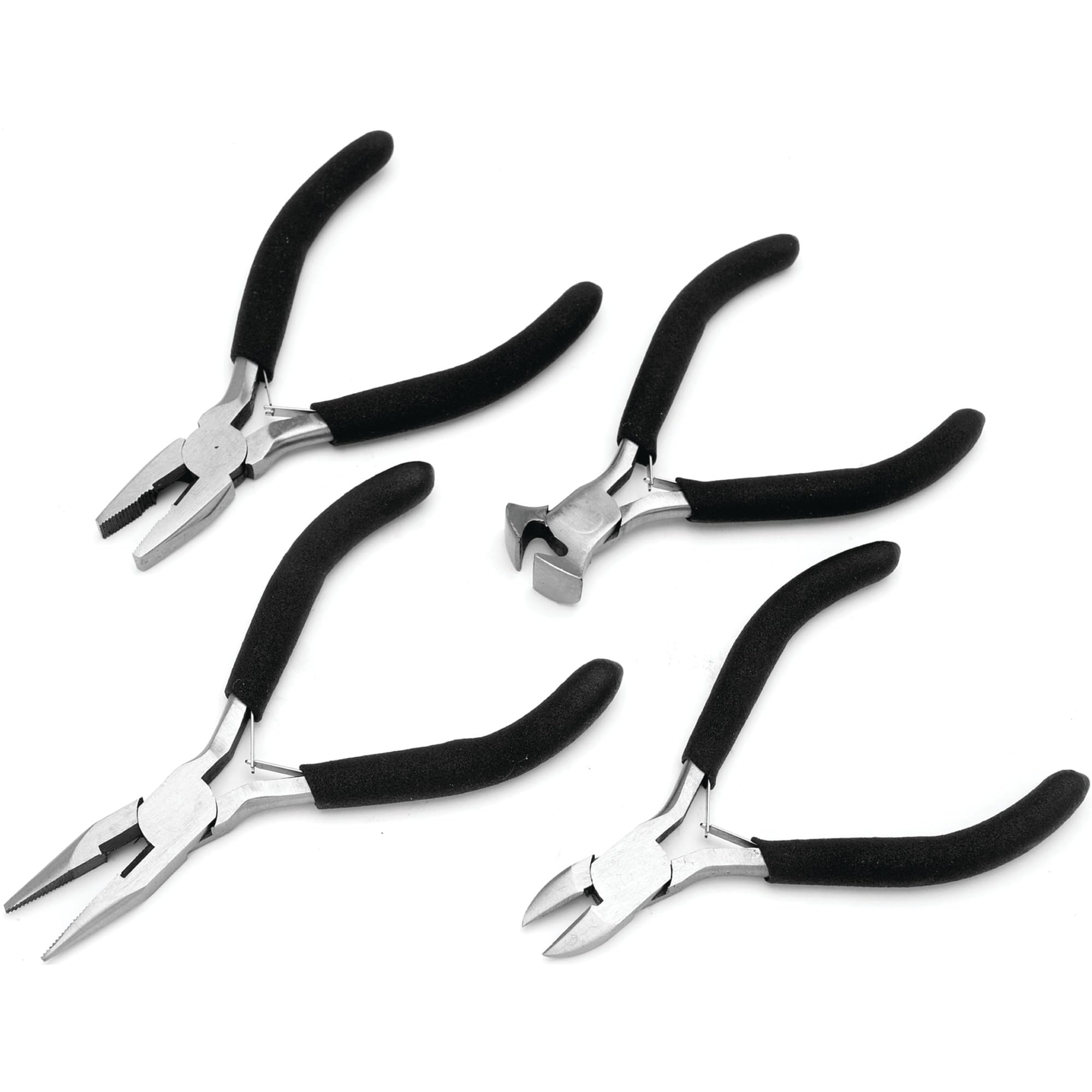 4-Piece Mini Pliers Set Performance Tool 1917 - Essential Precision Tools for Tight Spaces and Delicate Jobs