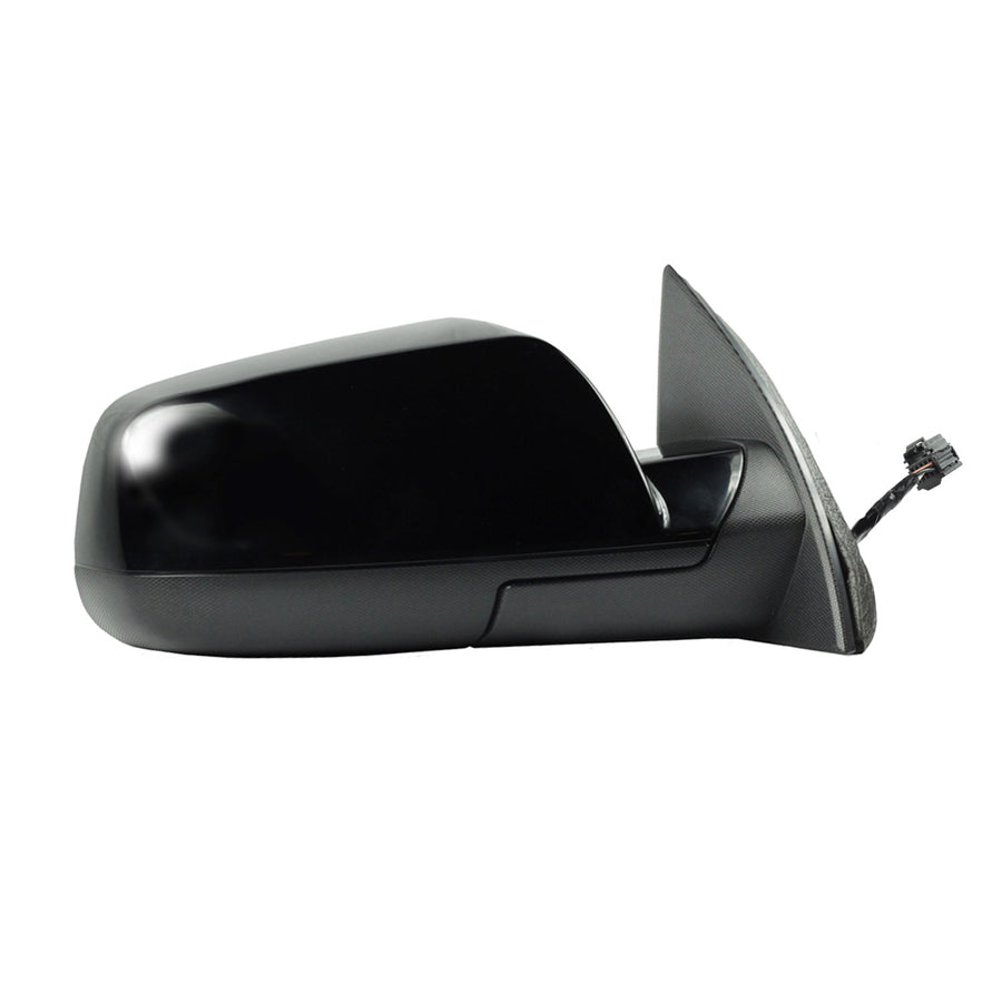 Passenger Side Fit Mirror for Chevrolet Equinox, GMC Terrain, 2nd Design, Textured Black w/PTM Cover, spot Mirror, Foldaway, Heated Power