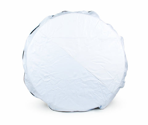 Vinyl Camco 45346 Spare Tire Cover (27 inches, White)