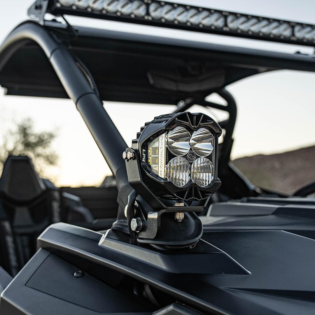 Baja Designs A-Pillar Light Kit LP4 for Polaris RZR Pro R UTV - Includes Wiring Harness