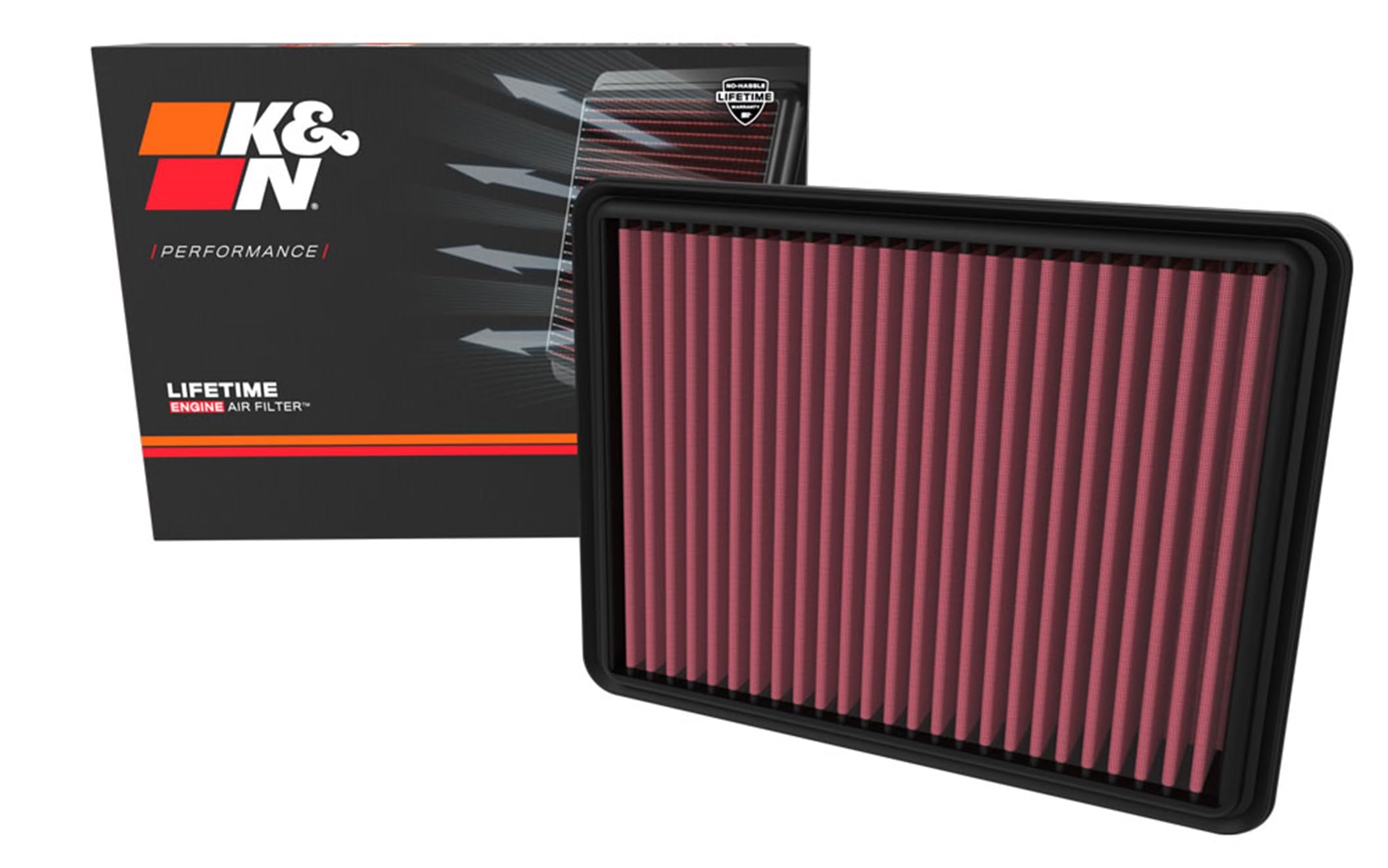 K&N Engine Air Filter: Premium, High Performance, Washable, Replacement Filter: Compatible with select 2022-2023 Land Cruiser/Land Cruiser 300 DIESEL, 33-3177