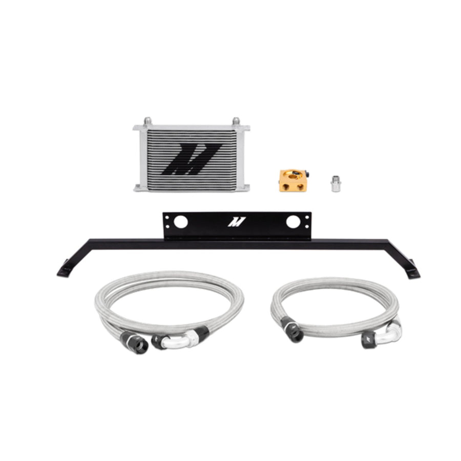 Mishimoto Oil Cooler Kit MMOC-MUS-11T Fits Ford Mustang 5.0 2005-2014 Silver