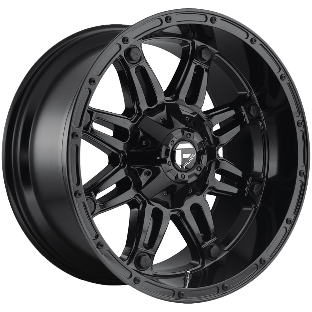 D625 HOSTAGE FUEL OFF-ROAD 17X9, 6X135/5.5, 5.04, 1mm GLOSS BLACK - D62517909850