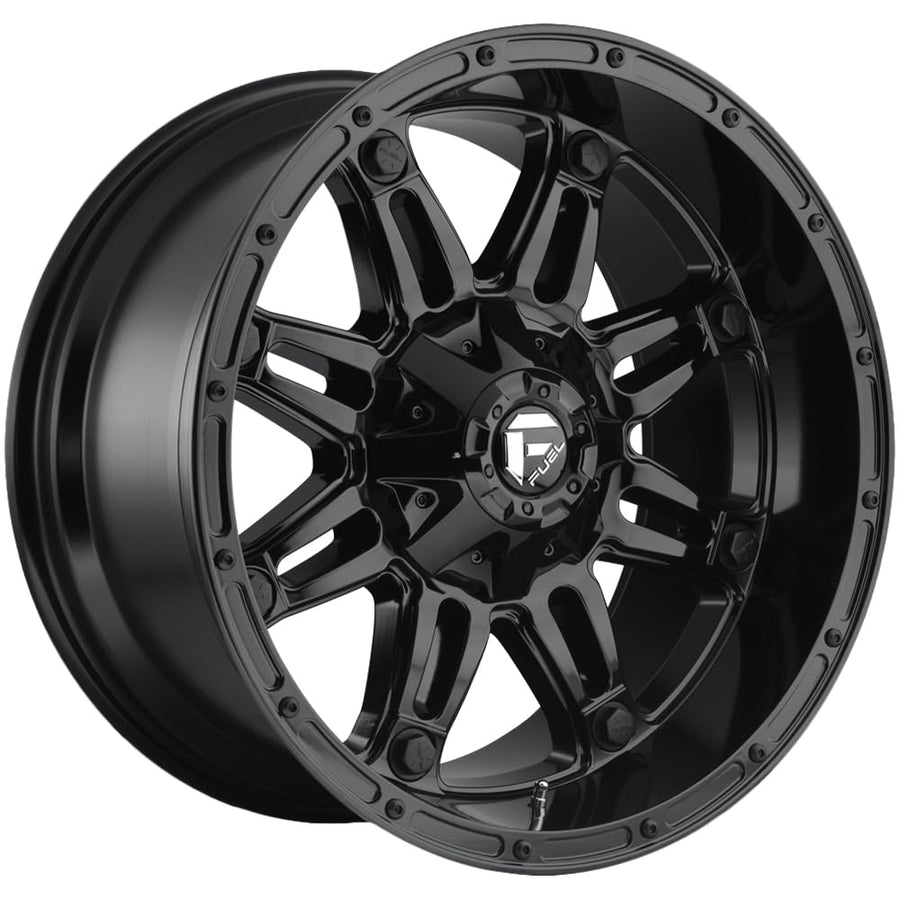 D625 HOSTAGE FUEL OFF-ROAD 17X9, 6X135/5.5, 5.04, 1mm GLOSS BLACK - D62517909850