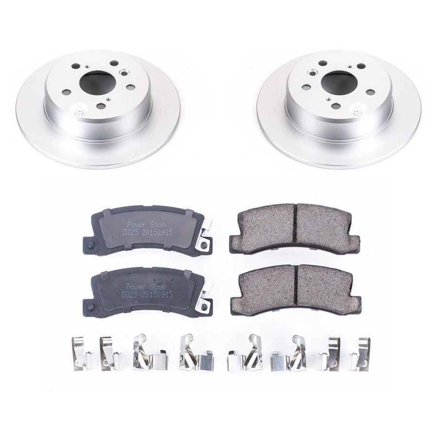 Power Stop Rear CRK6784 Z17 Evolution Geomet® Coated Brake Kit For Lexus RX300 1999-2003 [Vehicle Specific]