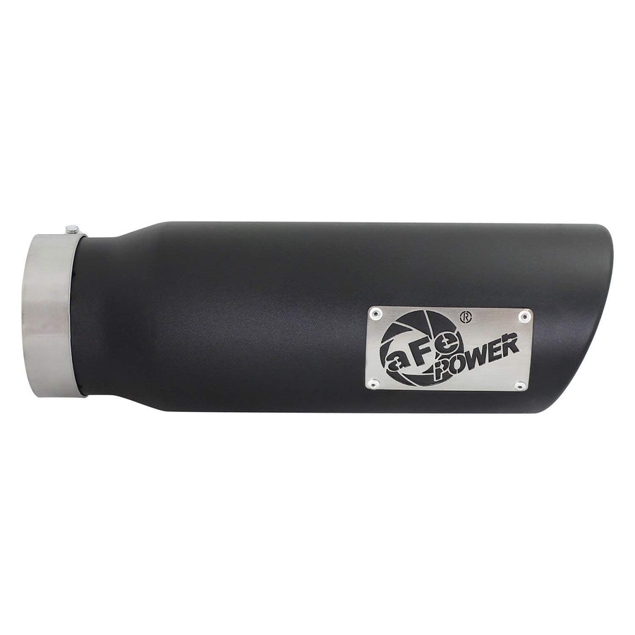 aFe Power Exhaust Tip 49T40501-B15 (4In x 5Out x 15L in Bolt-On (Blk))