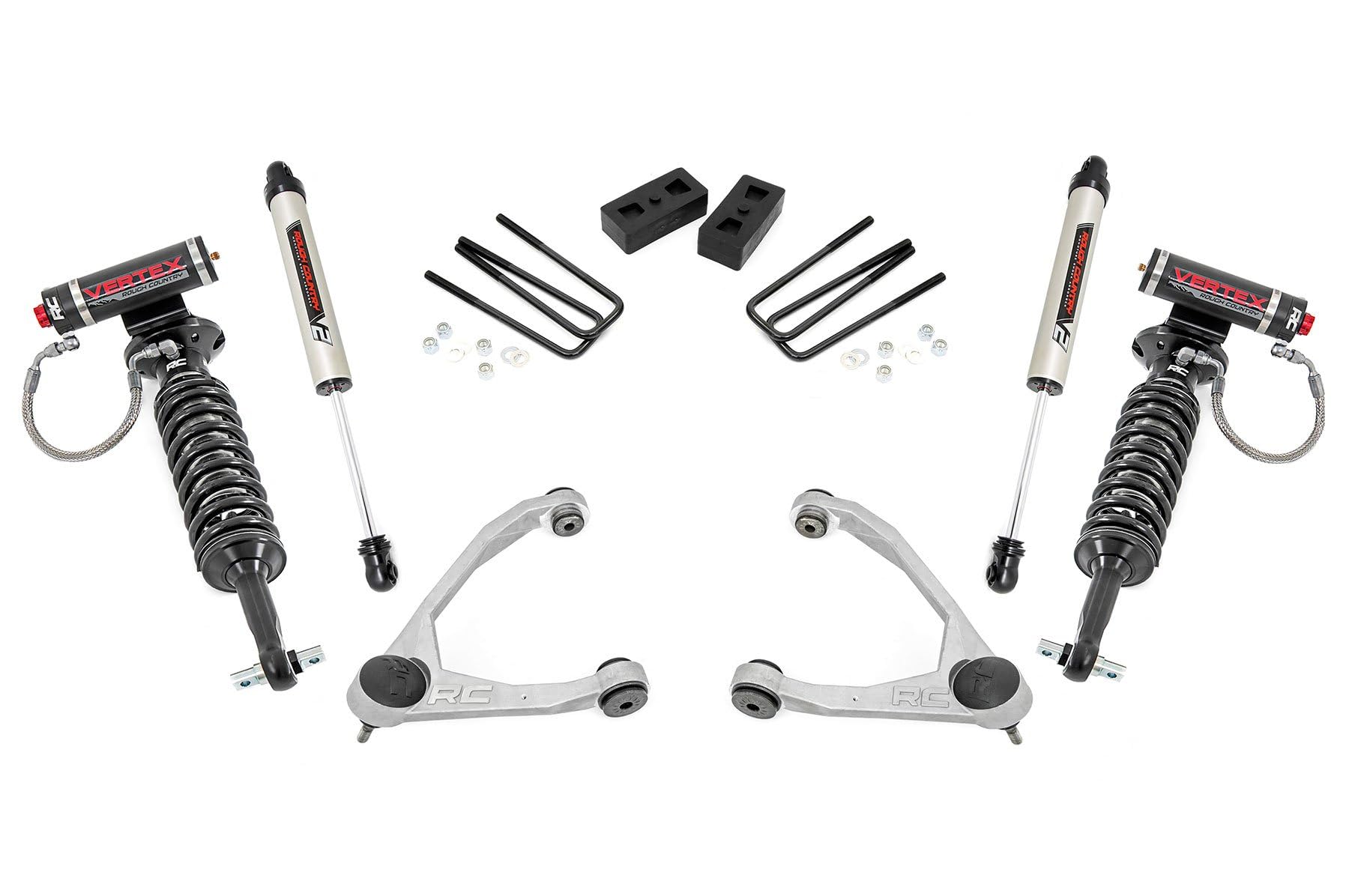 3.5" Rough Country Vertex & V2 Lift Kit for 07-18 Chevy/GMC 1500 2WD - 19857