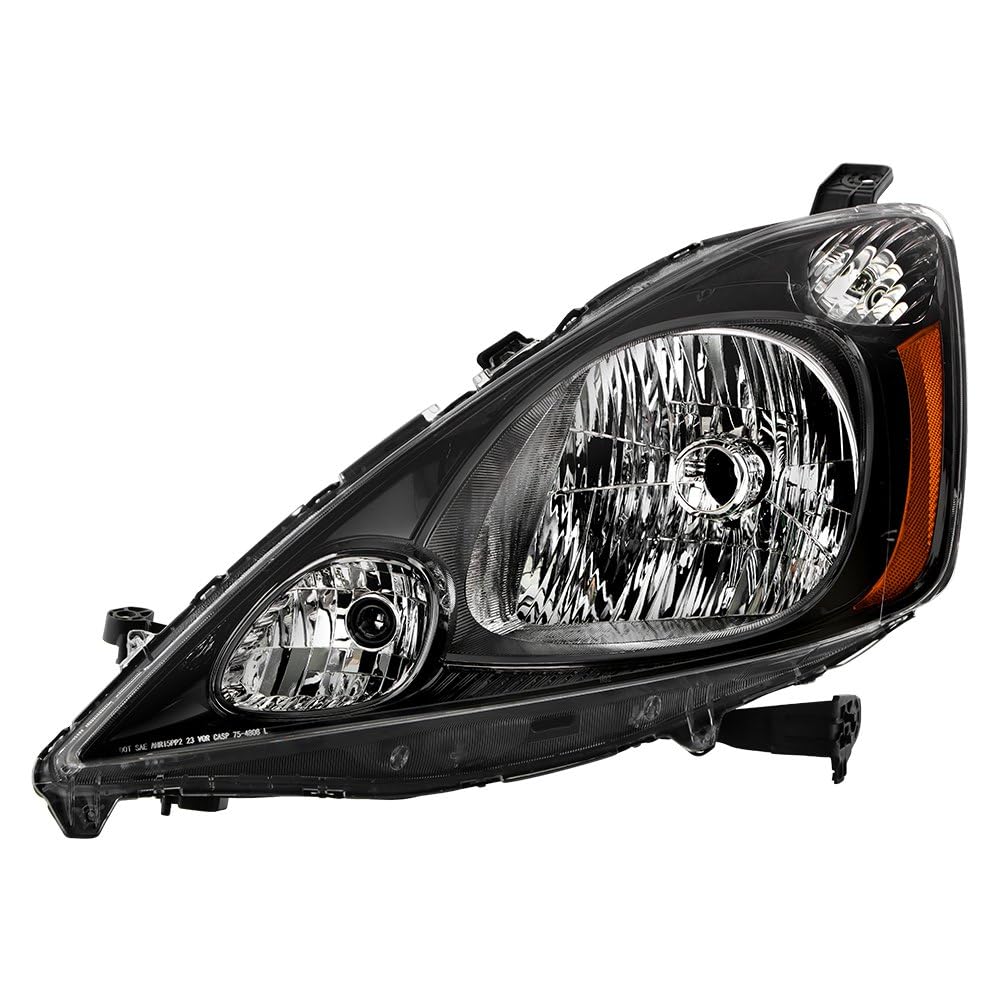 Honda Fit 12-14 Spyder (OE) Halogen Headlight - OE Left Black Housing