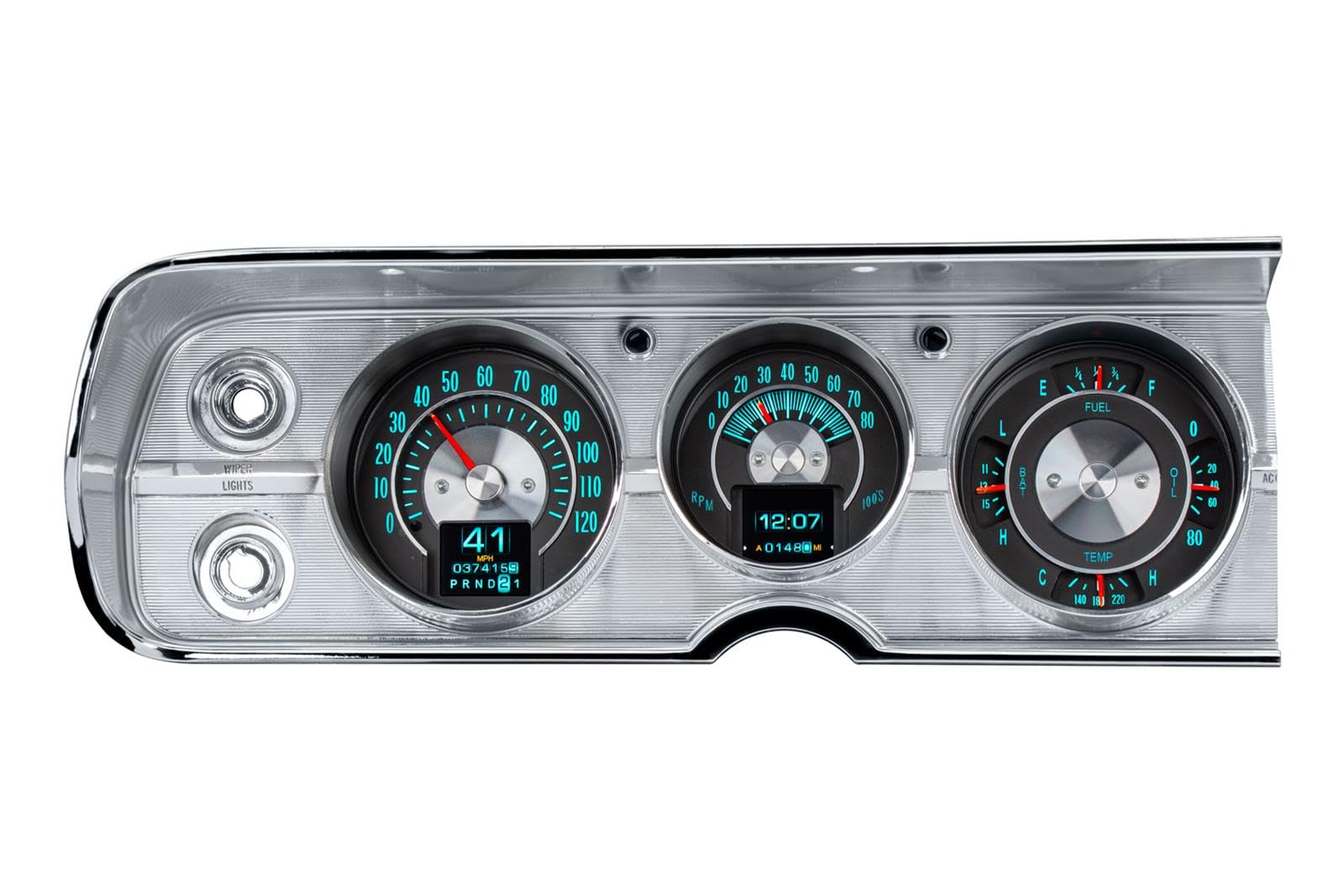 Dakota Digital Retrotech Gauge Instrument System RTX-64C-CVL-X Compatible with 1964-65 Chevy Chevelle/El Camino