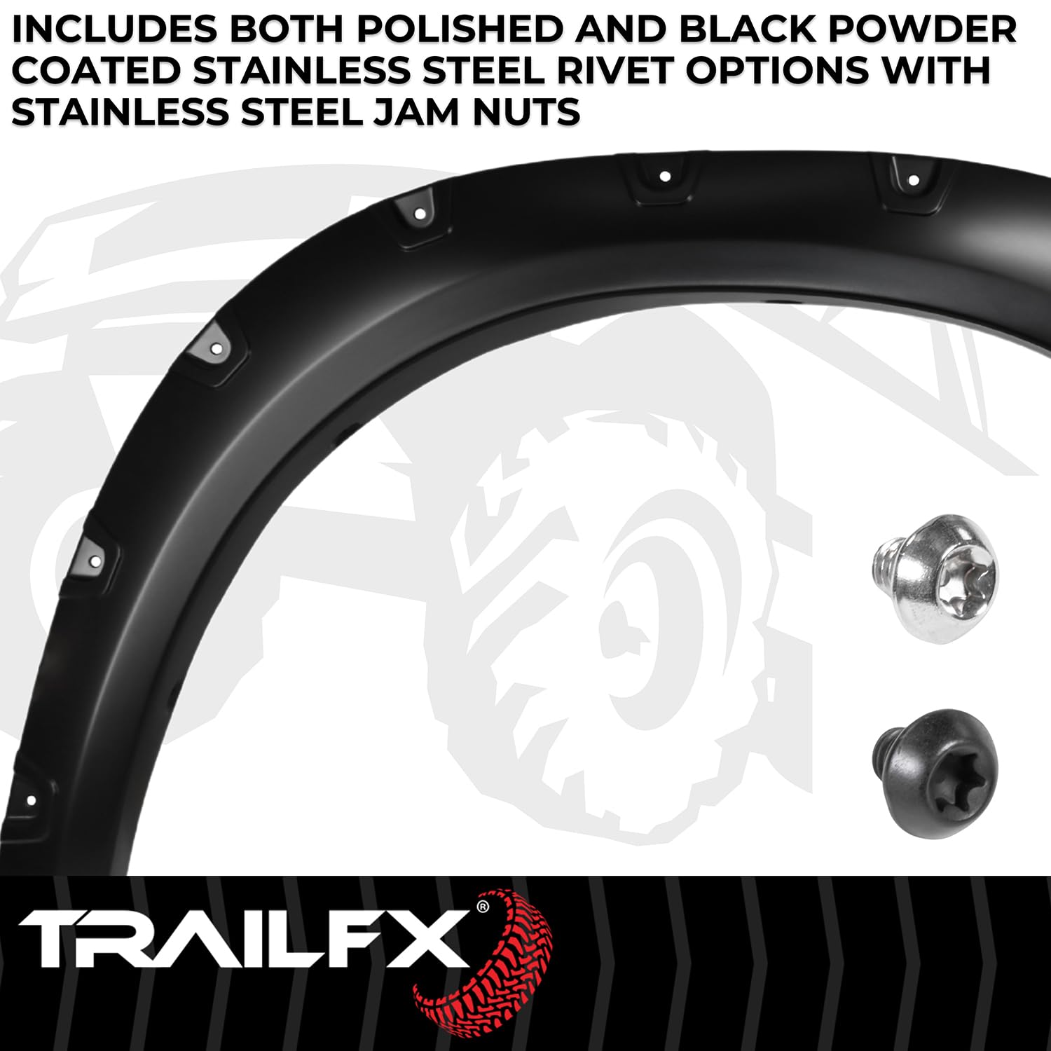 Pocket Style Trailfx TFD3006S Flare Smooth Set Of 4