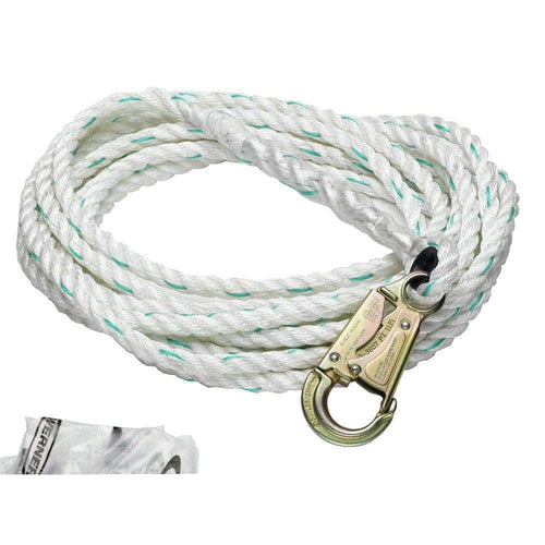 L201100 Werner 100-Foot 5/8" Poly-DAC Vertical Lifeline, 1per Pack