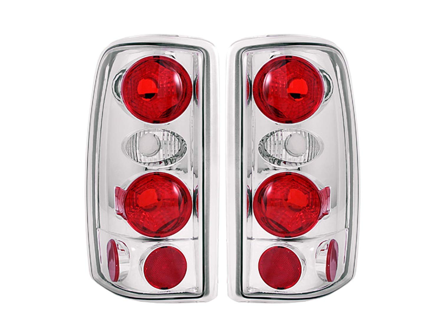 Chevrolet/GMC Anzo USA 211008 Chrome Tail Light Assembly - (Sold in Pairs)