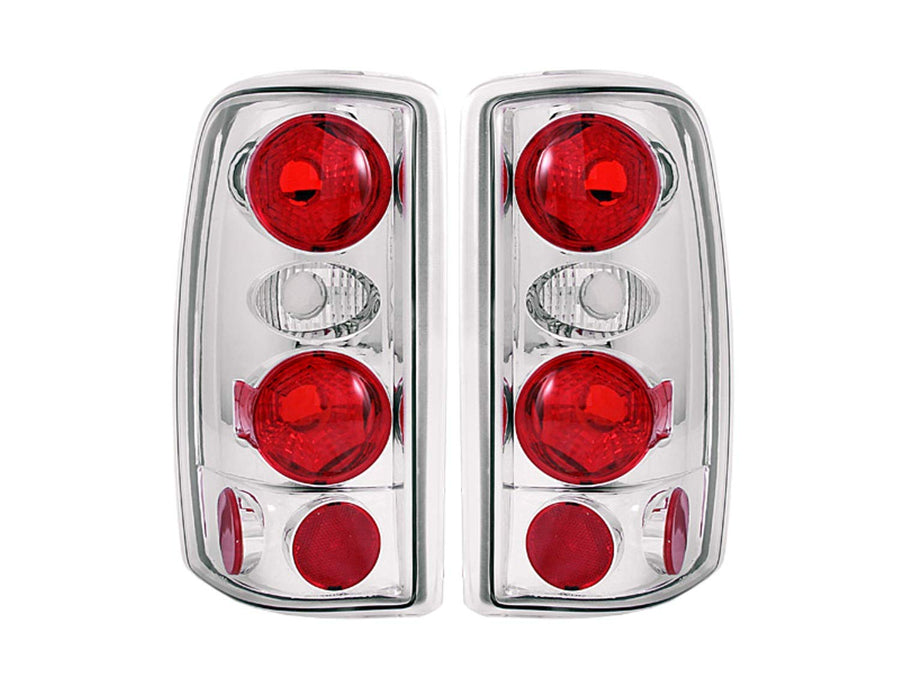 Chevrolet/GMC Anzo USA 211008 Chrome Tail Light Assembly - (Sold in Pairs)