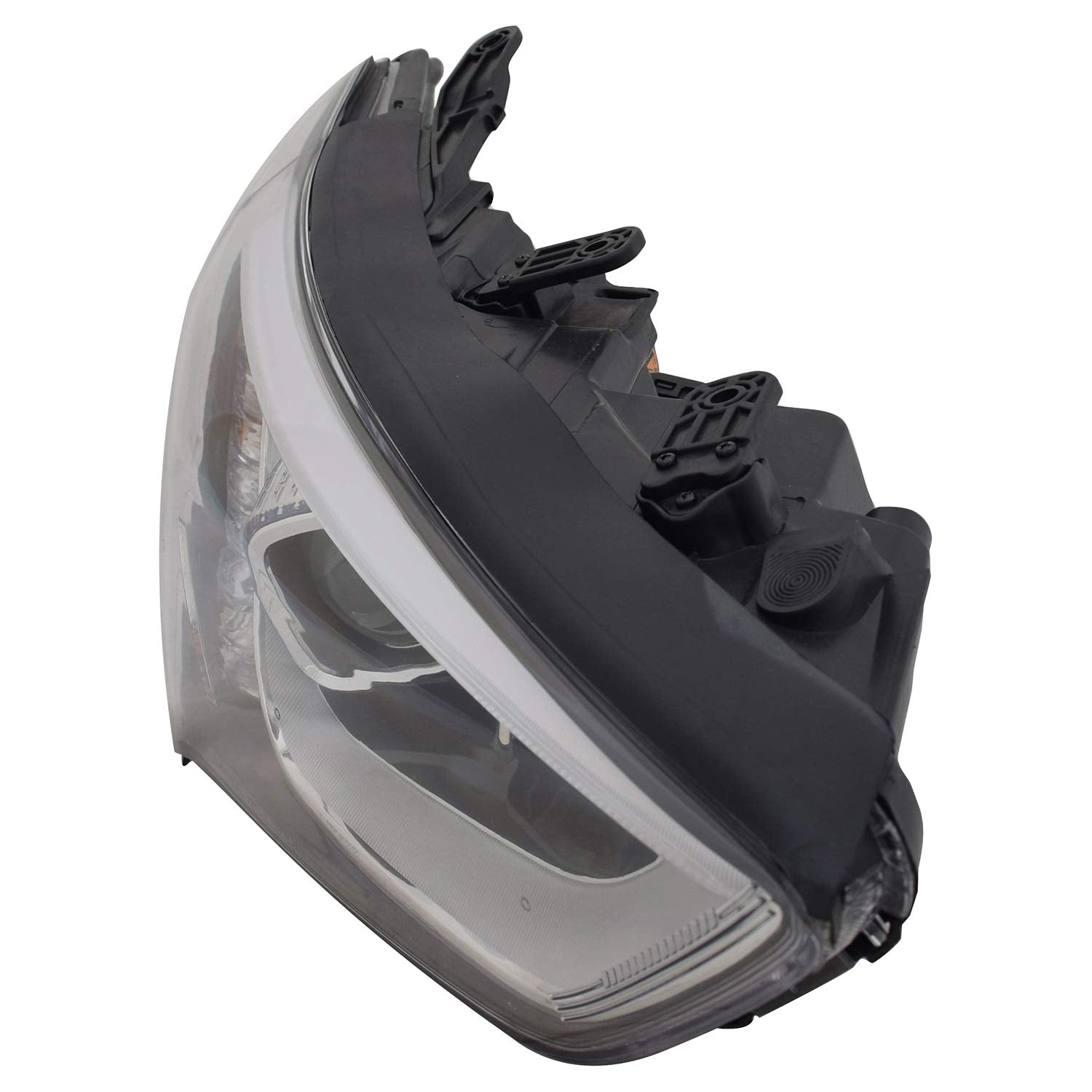 Right TYC Headlight Assembly Compatible with 2013-2016 Hyundai Santa Fe