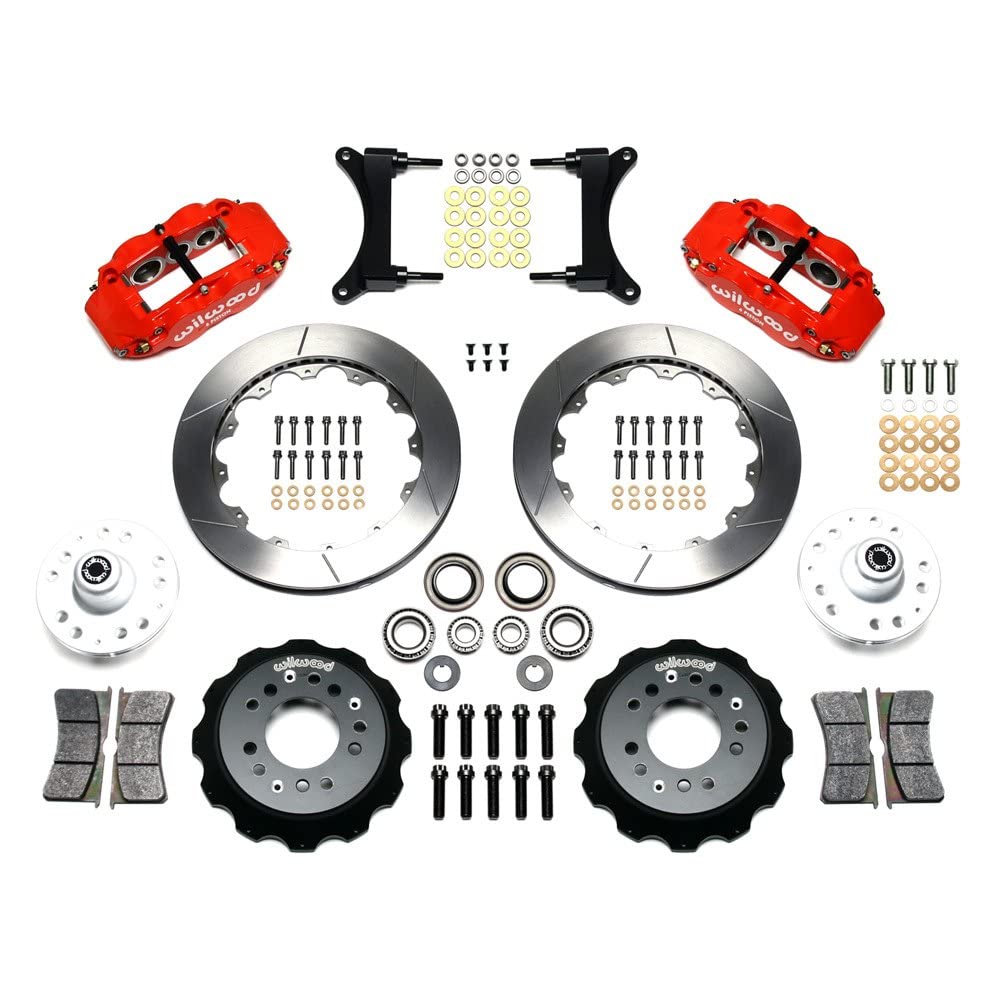 12.88" FNSL6R Front Hub Kit, Red