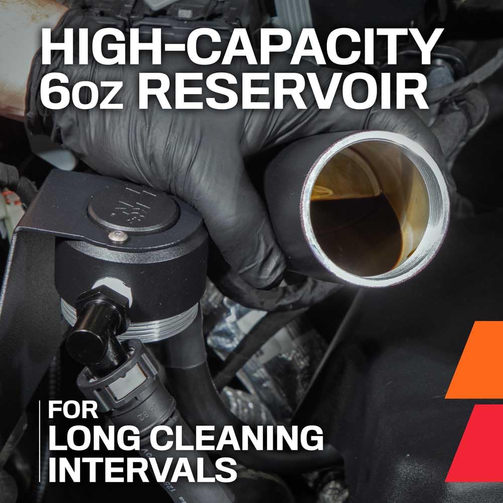 Catch Can K&N 81-0803; Oil Separator; Dodge Challenger Hellcat 6.2l SC