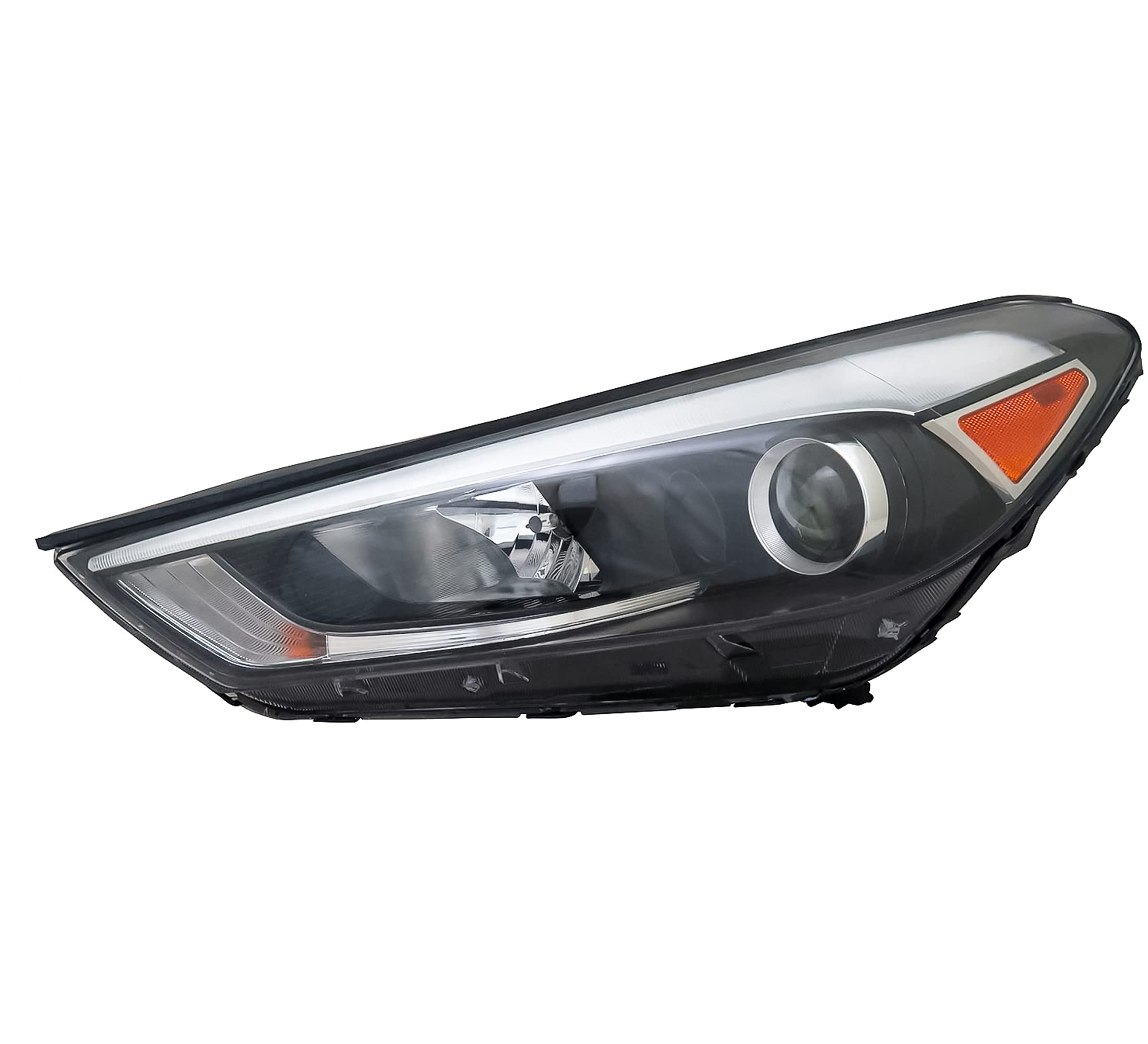 Left TYC Headlight Assembly Compatible with 2016-2018 Hyundai Tucson
