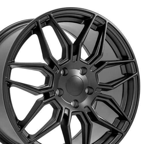 CV03C OE Wheels 19" Replica Wheel Fits Chevrolet C7 Corvette 19X10 Satin Black Wheel
