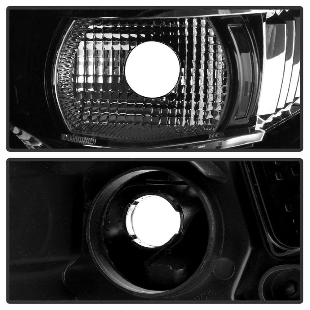 VW Jetta Spyder (xTune) 19-24 (Halogen Model Fit) (Halogen Signal) High Low Beam LED DRL Projector Headlights - Black