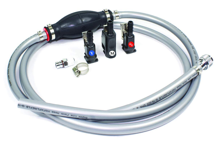 Six Gallon Moeller Marine 053701-10 All-in-1 Fuel Tank Combo Package