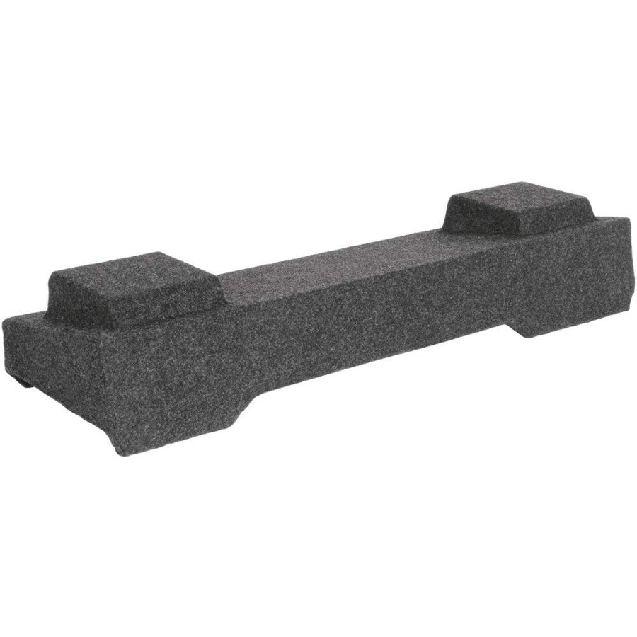 Dual Bbox 10" Sealed Carpeted Subwoofer Enclosure A164-10CP - Fits 2003-2007 Chevrolet/GMC Silverado/Sierra Crew Cab