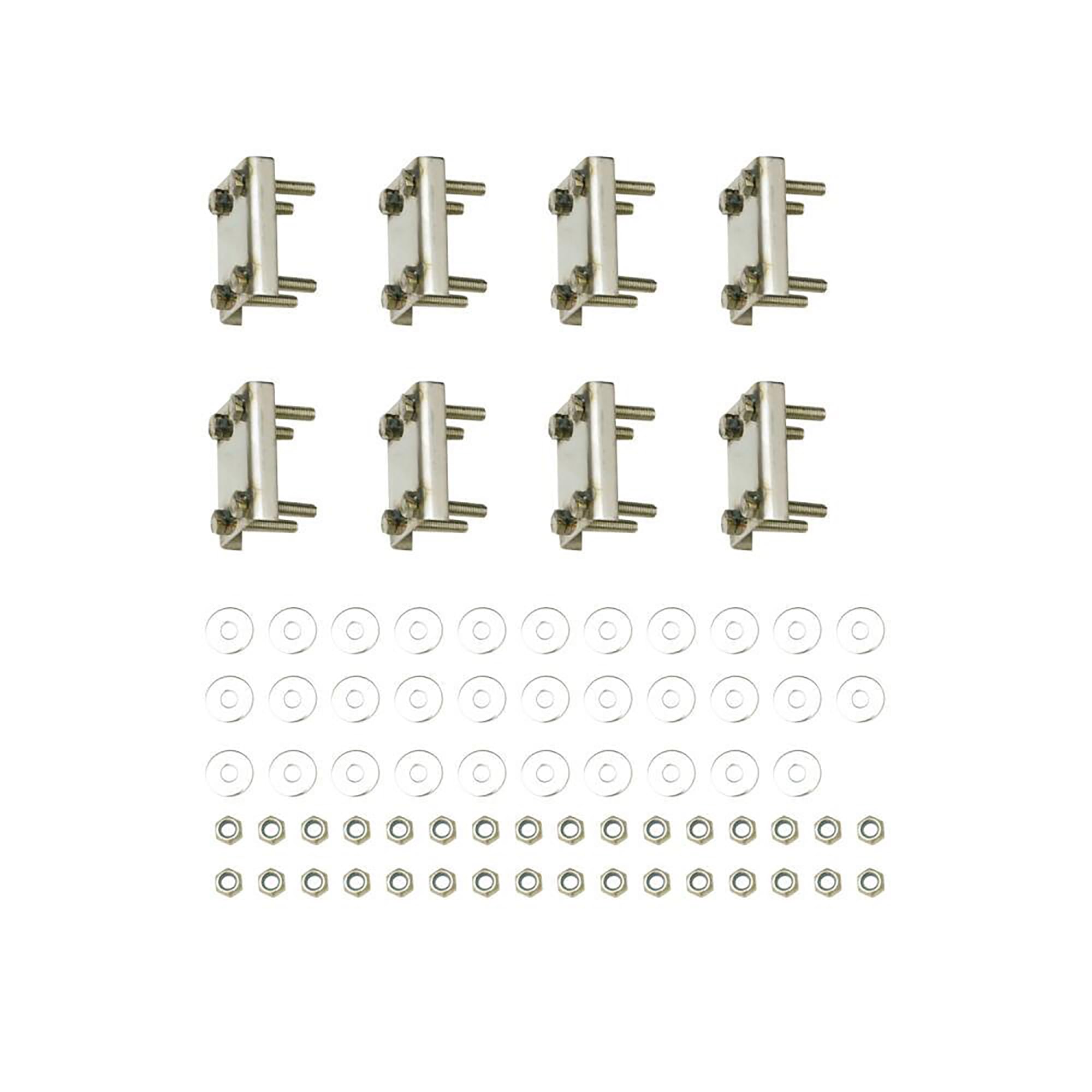 22-5030 Westin Premier Oval 4 Nerf Bars 85 inches Stainless Steel Pair