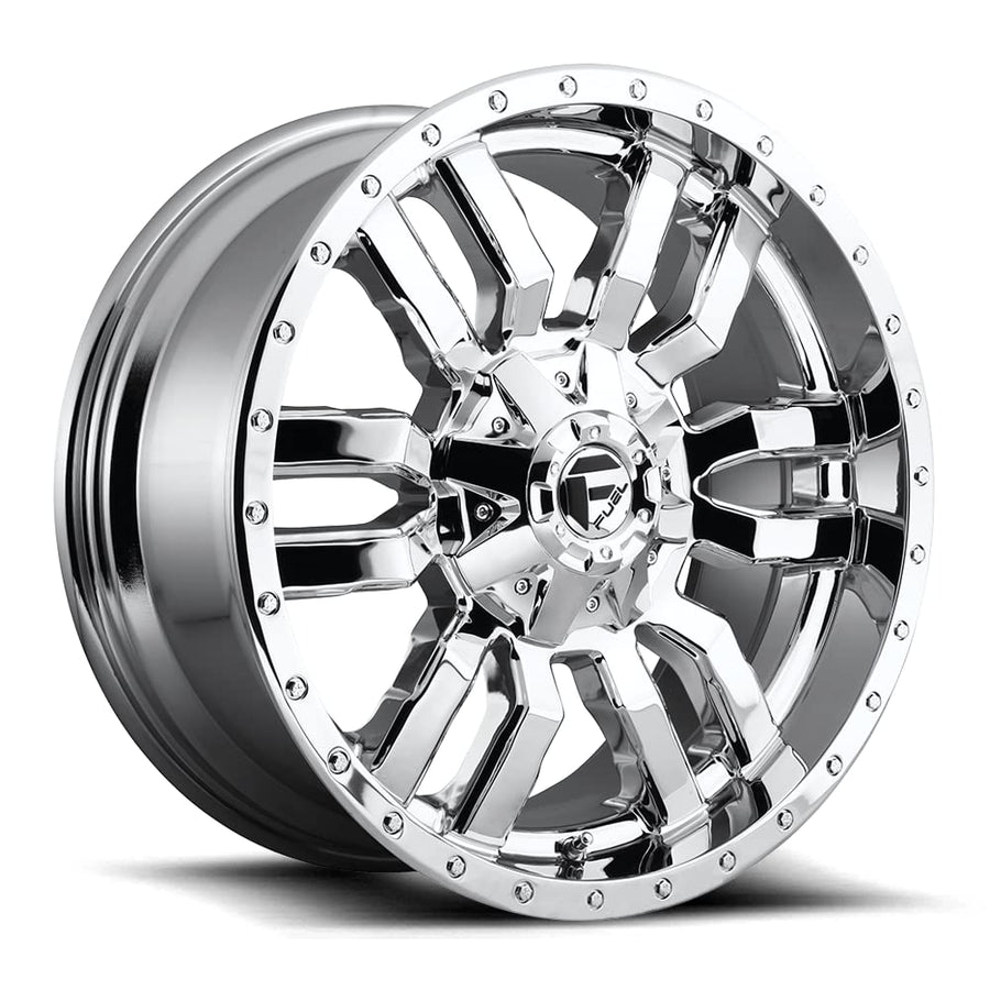 D631 SLEDGE FUEL OFF-ROAD 20X9, 8X170, 5.04, 1mm CHROME PLATED - D63120901750
