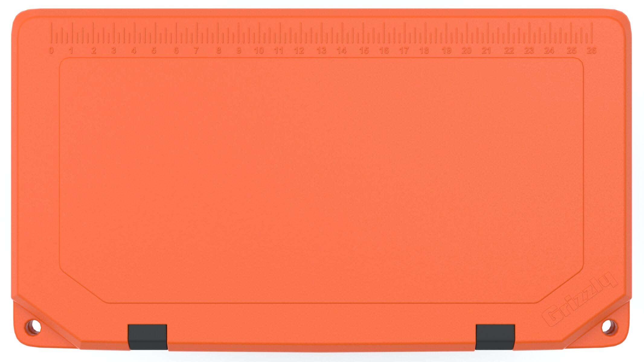 45 Cooler Grizzly | 45 qt Ice Chest Durable Rotomolded Insulated | Made in The USA | Warranty for Life | for Beach Boat Camping Fishing Hunting | G45 | Orange