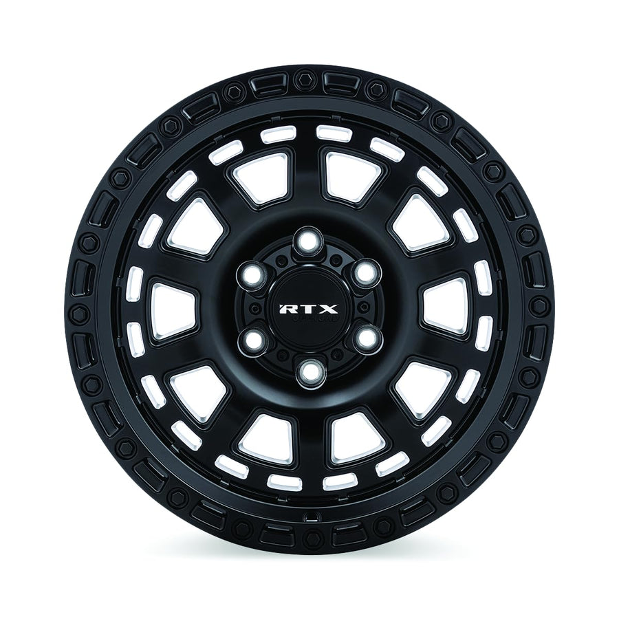 Custom RTX Wheel - 18x9, 0 Offset, 6x139.7 Bolt Pattern, 106.1mm Hub - Satin Black Rim