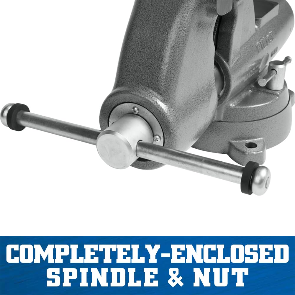 5" Jaw Width Wilton Pipe & Bench Vise, 7" Max Jaw Opening, 5-5/16" Throat (Model C-2)