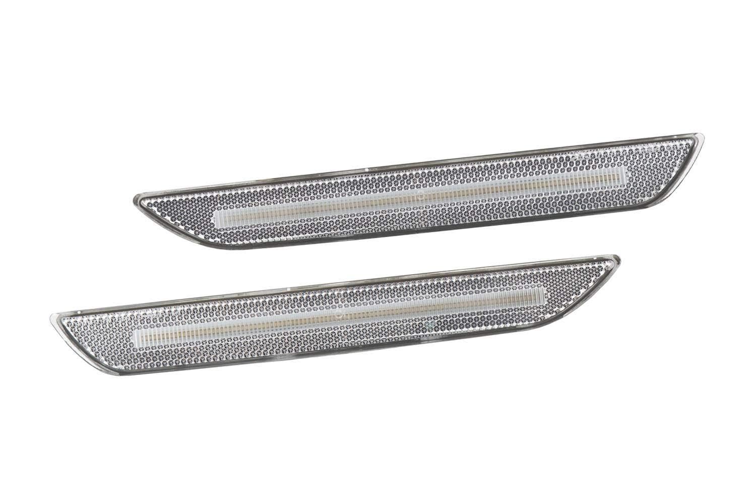 LED Sidemarkers Diode Dynamics for 2015-2021 EU/AU Ford Mustang, Clear (Pair)
