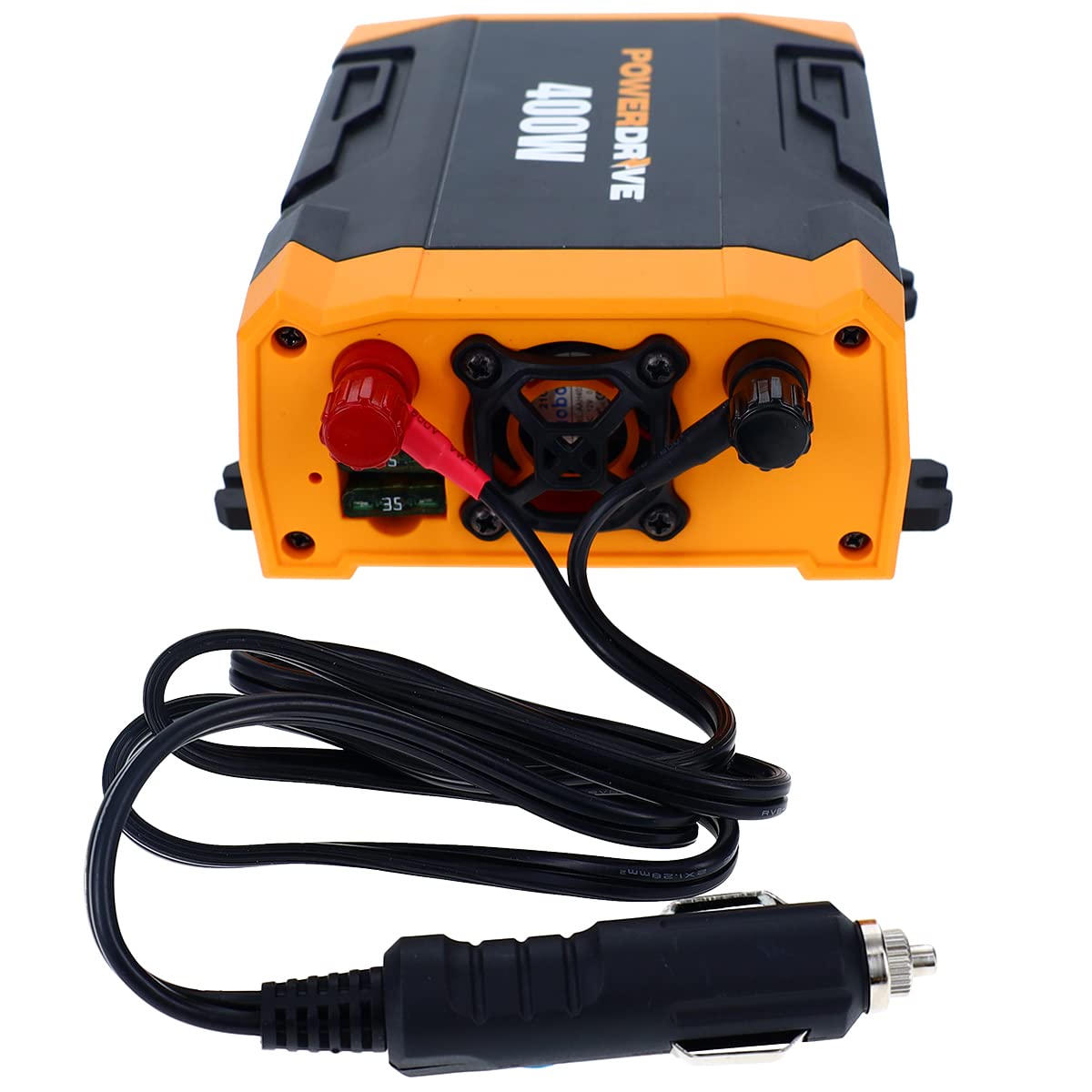 PowerDrive 400 Watt PWD400 Power Inverter 12v DC to 110v AC with 2 Outlets and 2 Ports