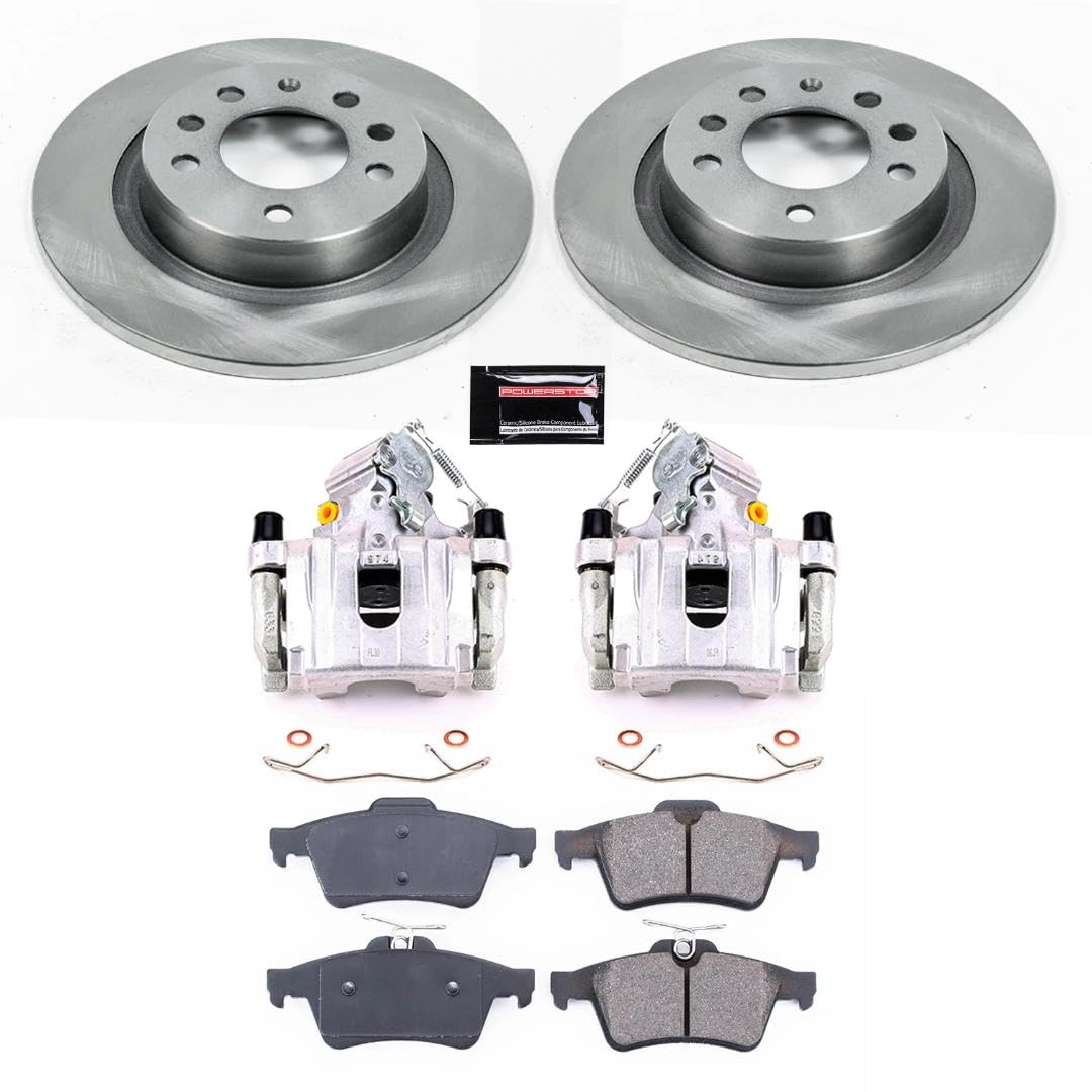Power Stop KCOE1436 Brake Kit Rear Stock Replacement with OE Calipers For Pontiac Solstice 2006-2009, Saturn Sky 2007-2010 [Model Specific]
