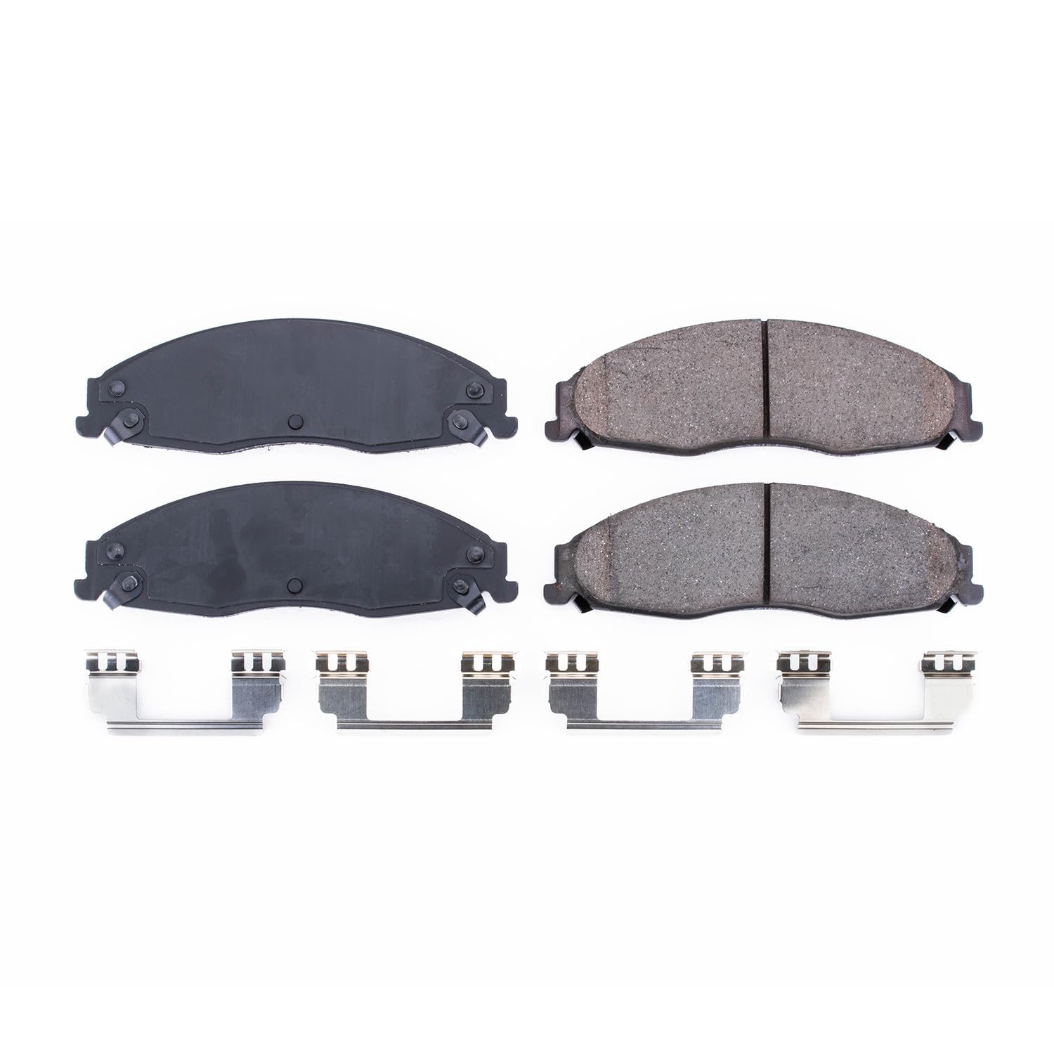 Power Stop Front Brake Kit For 2003-07 Cadillac CTS | 2005-08 Cadillac STS - Ceramic Brake Pads With Installation Hardware, 17-921