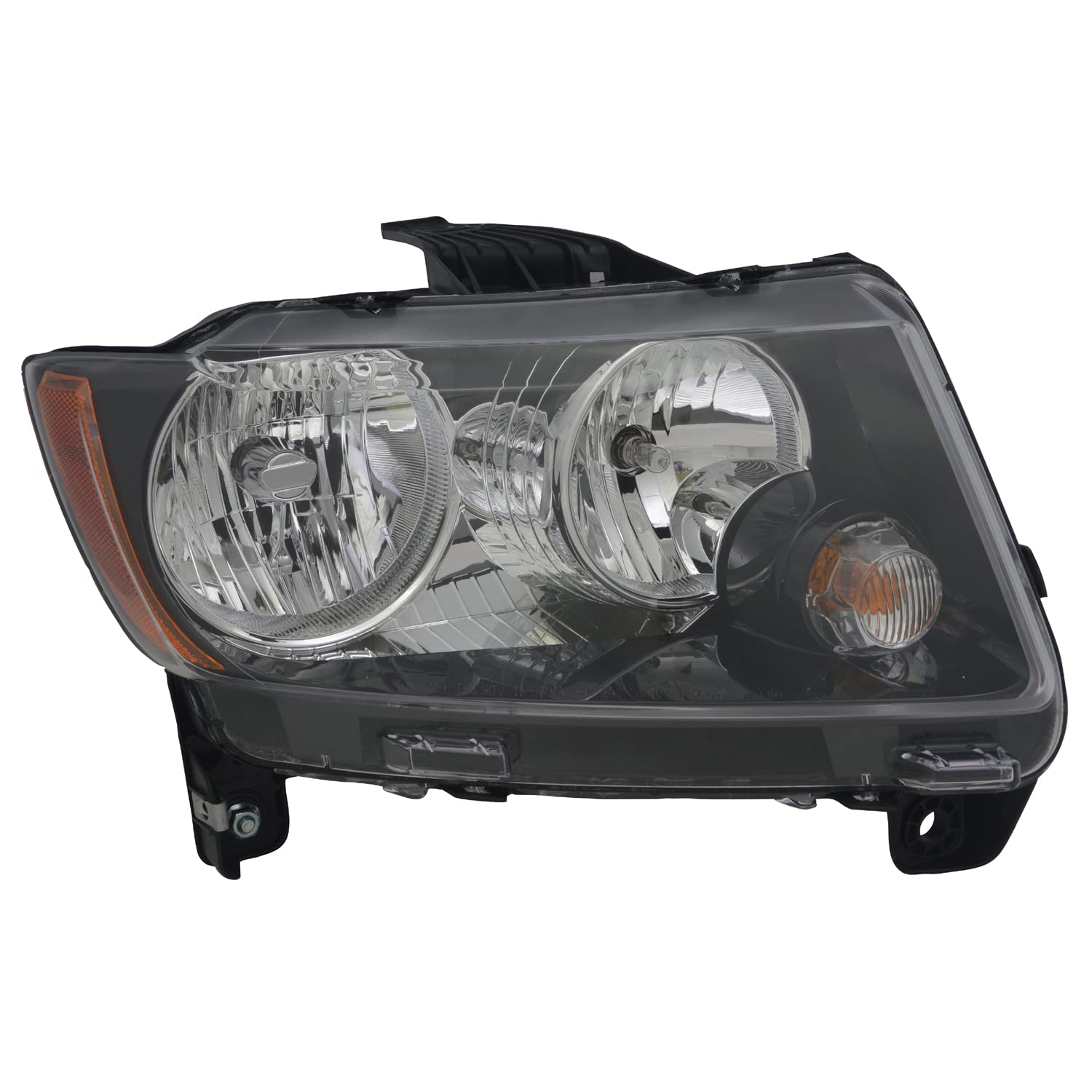 Right TYC Headlight Assembly Compatible with 2013-2017 Jeep Compass