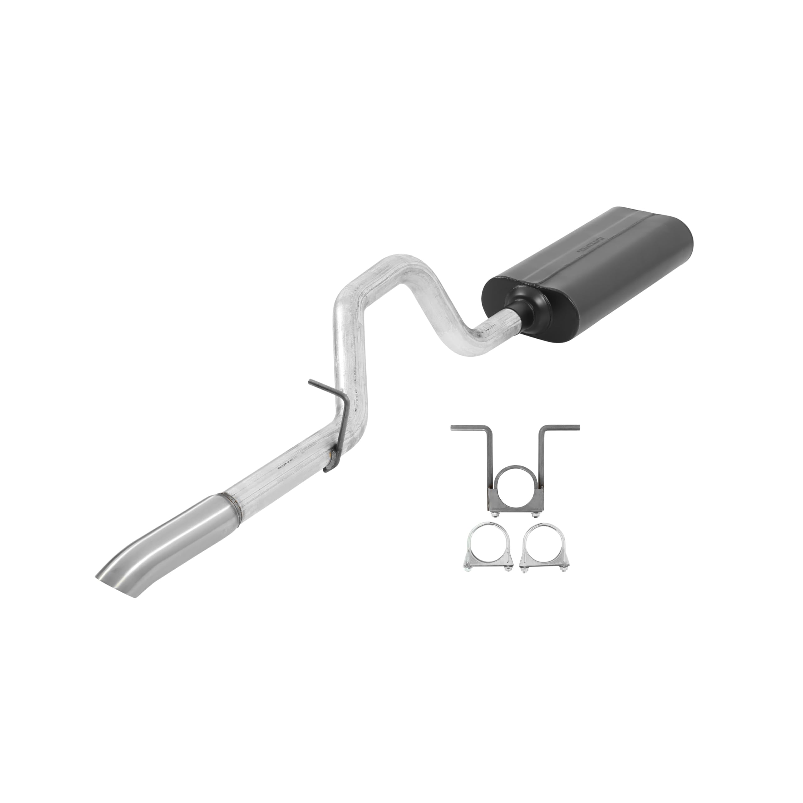 Force II Flowmaster 17208 Cat-Back Exhaust Kit 3 Inch Aluminized Steel Compatible with 1998-2003 Dodge Durango with 4.7L, 5.2L or 5.9L engine