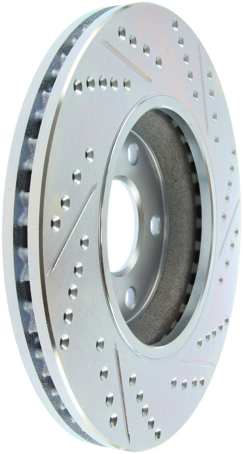 StopTech 227.62078R Brake Rotor Select Sport Drilled and Slotted; Front Right